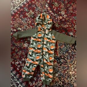 Hurley Cozy Sherpa Camouflage Baby Onesie.